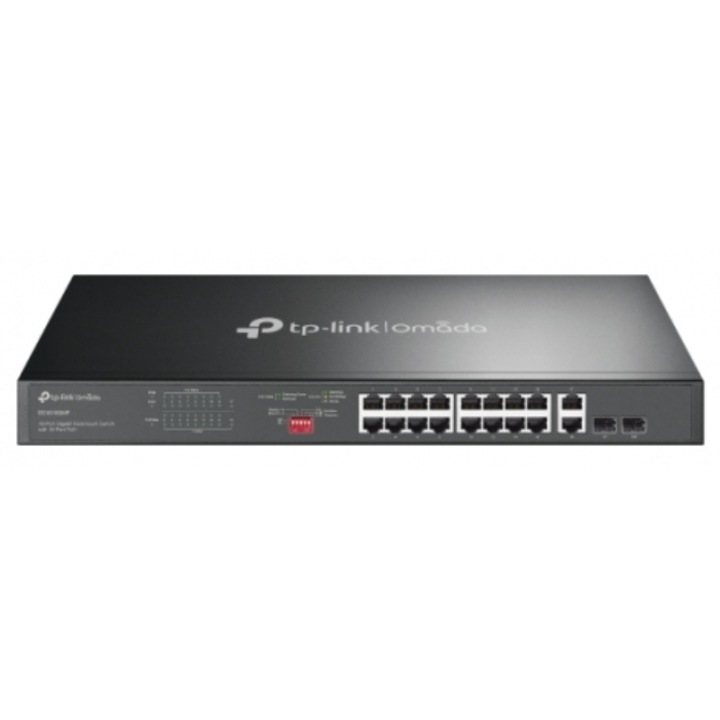 Switch TP-Link Omada DS1018GMP, 16 porturi, Gigabit, PoE+