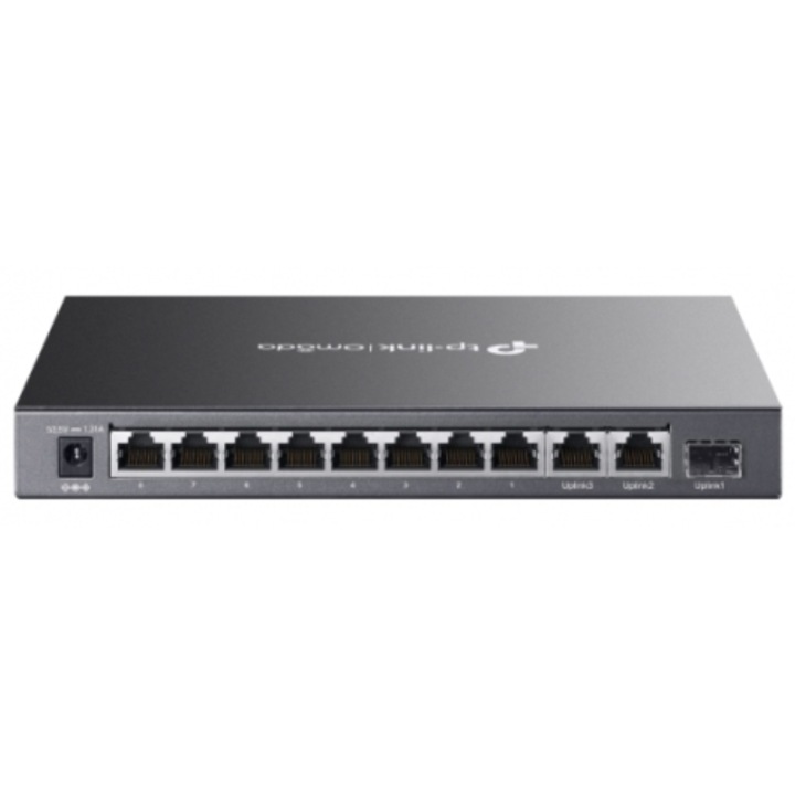 Суич TP-Link Omada DS111P, 8 порта, PoE+
