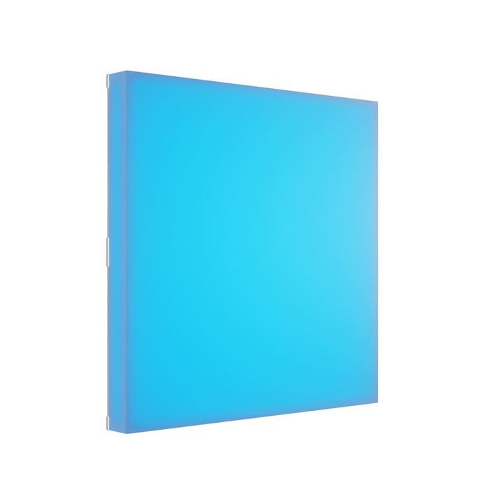 Kit 2 panouri luminoase inteligente Nanoleaf Blocks Big Squares, pentru extindere kit de baza Nanoleaf Blocks, LED RGBW