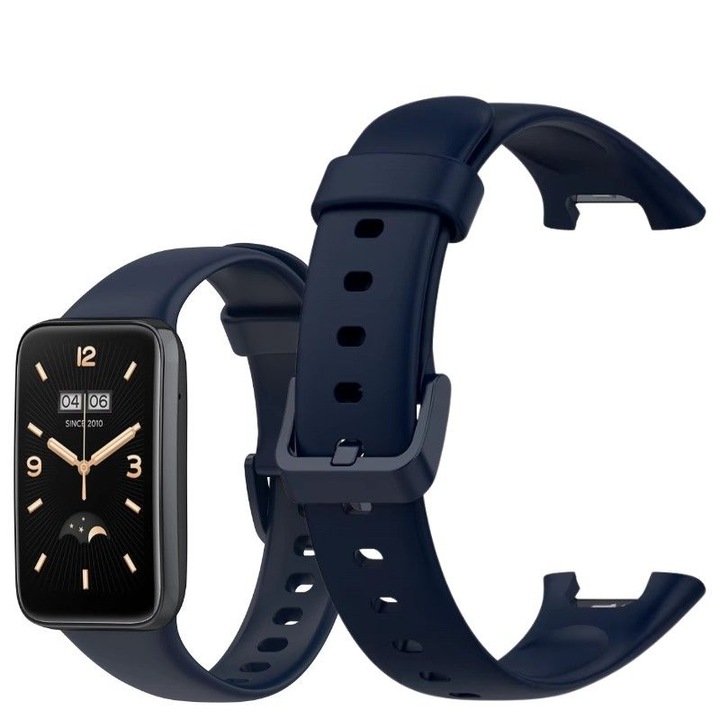 Curea compatibila cu Xiaomi Smart Band 7 Pro, e-Smart24, bleumarin