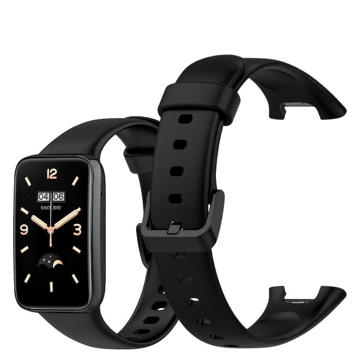 Curea compatibila cu Xiaomi Smart Band 7 Pro, e-Smart24, negru