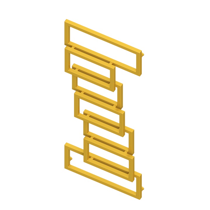 Radiator decorativ Alabama H1500 L600 auriu