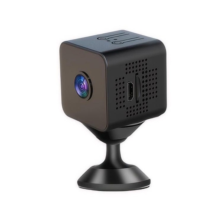 Kémkamera, JESWO, 1080P, Wi-Fi, fekete, 3x3x3cm, teljes készlet