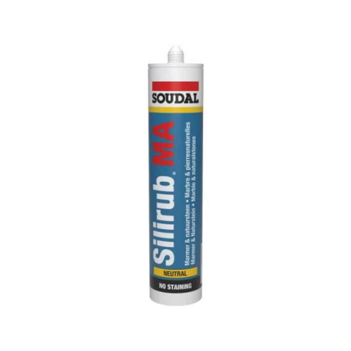 Silicon neutru pentru marmura Silirub 2 Soudal, 310 ml