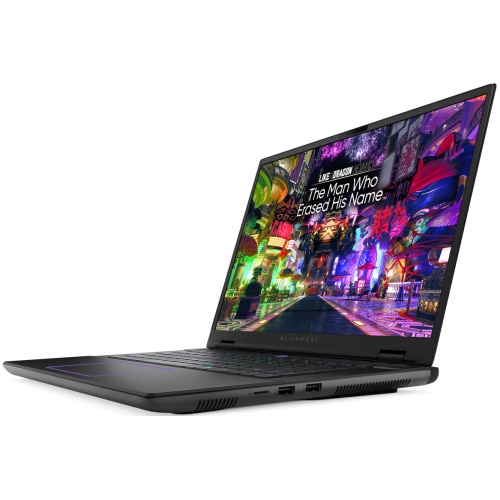 Laptop Gaming Dell Alienware M16 R2 Procesor Intel® Core™ Ultra 9 185H 24M Cache, up to 5.10 GHz, 16" QHD+ 240Hz, 64GB DDR5, 2TB SSD, NVIDIA GeForce RTX 4070 @8GB, DLSS 3.0, Windows 11 Pro, Negru/Gri