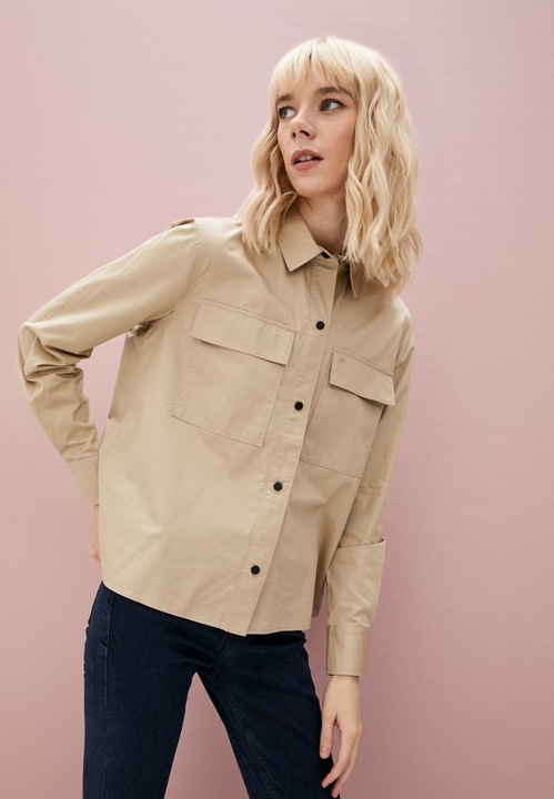 Calvin Klein női hosszúujjú ing barna XS-es