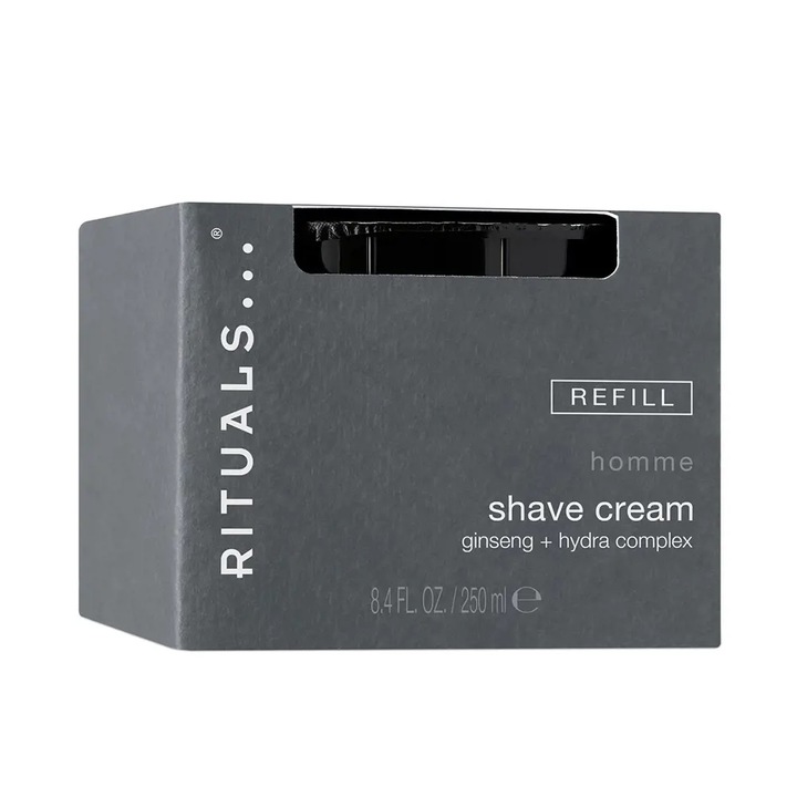 Rezerva crema de ras pentru pielea sensibila, Rituals Homme, 250 ml