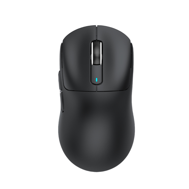 Мишка, 49g леко тегло, кабелна/2.4G/BT5.2 връзка, 200h живот на батерията, 26000DPI, 6-скоростна настройка, черна