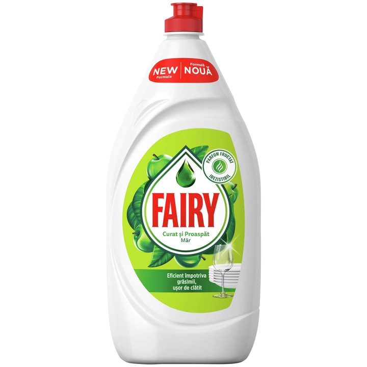Detergent de Vase Fairy, 400 ml - Curatare Eficienta cu Aroma de Mar
