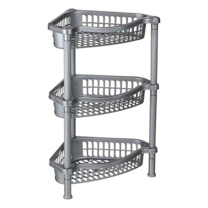Nyland® műanyag sarokpolc 3 polccal