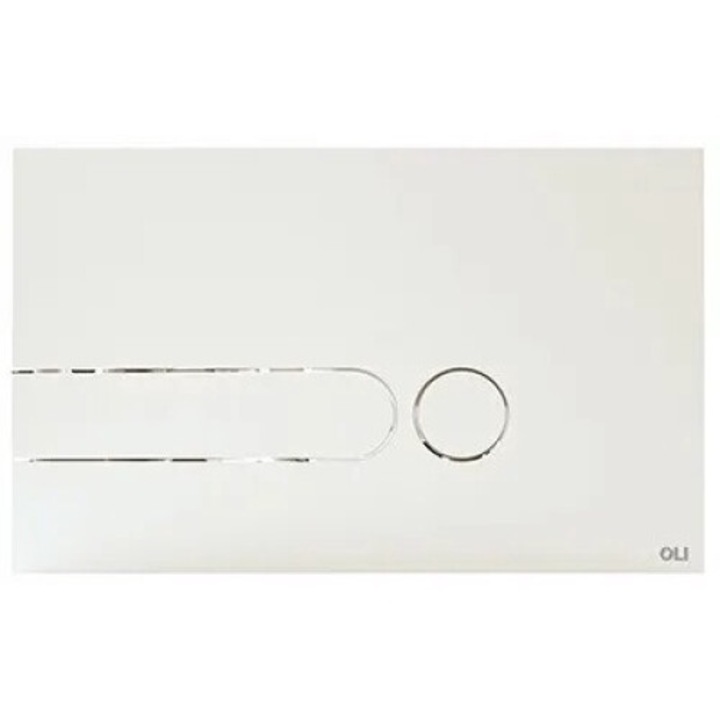 Clapeta De Actionare Rezervor WC, Oli, Kolo Slim, Rezistenta Ridicata La Zgarieturi, Spalare Dubla, Spalare Mecanica, Forta De Actionare