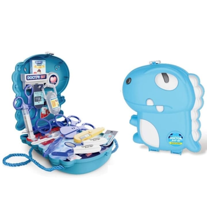 Set de joaca Medic, Dino Storage, 18 piese, pentru copii de la 4 ani