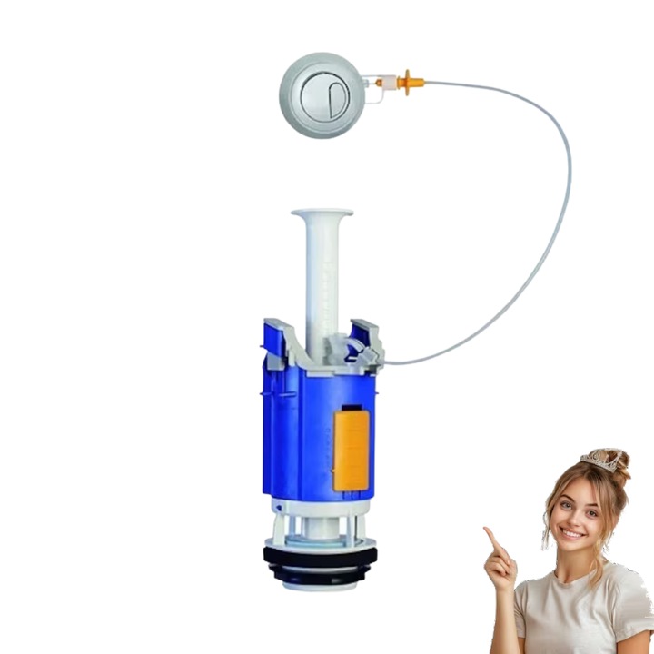 Mecanism De Evacuare A Apei, Kolo, Material Plastic De Inalta Calitate, Functii Spalare Dubla, Sistem De Activare Cu Sfoara, Instalare Usoara Si Rapida, 16-60 mm, 1 Bucata