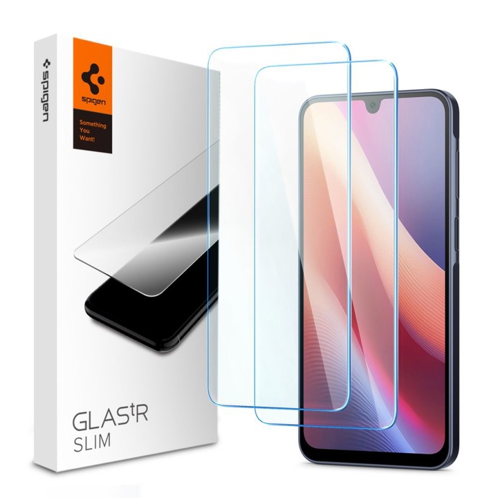 Védőfólia SPIGEN GLAS.TR SLIM 2 CSOMAGOS GALAXY A16 4G / 5G CLEAR