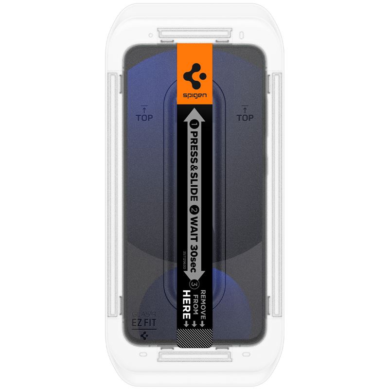 Set 2 folii sticla cu sistem de montare Case friendly Spigen GLAStR EZ FIT compatibil cu Samsung Galaxy S24 FE / A56 5G