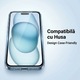 Set 2 Folii Sticla Ecran cu Kit Montare Inclus, pentru iPhone 16 Pro, Aplicare Usoara Fara Bule, duritate 9H, EasyArmour