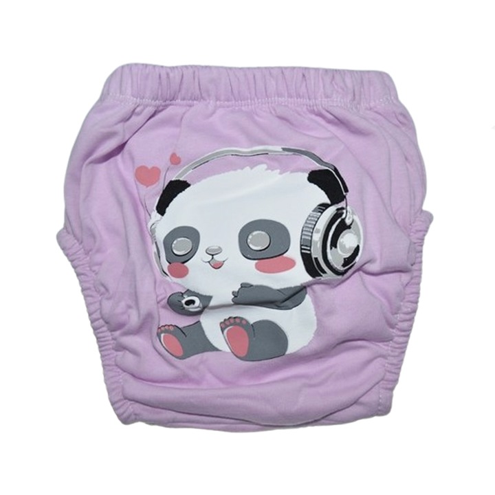 Chiloti de trecere la olita refolosibili pentru copii Mini Junior CTR-MJ13, Mov +15 kg