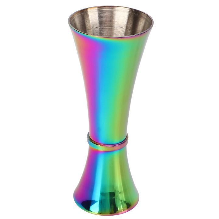 Shaker Jormftte, dupla jigger szett, 304 rozsdamentes acél, széles nyílás, könnyen tisztítható, színes