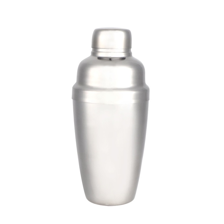 Jormftte rozsdamentes acél shaker, 550 ml, multifunkcionális, rozsdaálló, szivárgásmentes