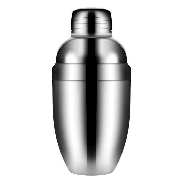 Shaker koktél rozsdamentes acélból, Jormftte, 250ml, rozsdaálló, könnyen tisztítható, bárhoz és otthonra