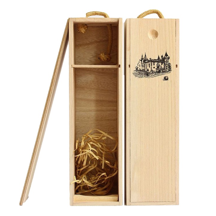 Fadoboz borosüveghez, Jormftte, elegáns design, újrafelhasználható, 30x10x10cm