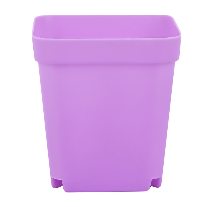 Jormftte virágcserép, lila, tartós anyag, vízelvezető lyukakkal, cserépkészlet