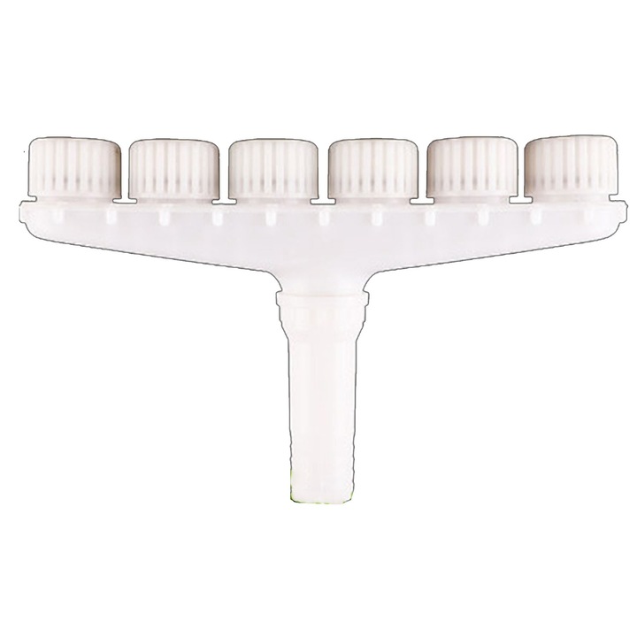 Jormftte öntöző szórófej, műanyag, állítható, széleskörű felhasználás, 6 lyuk