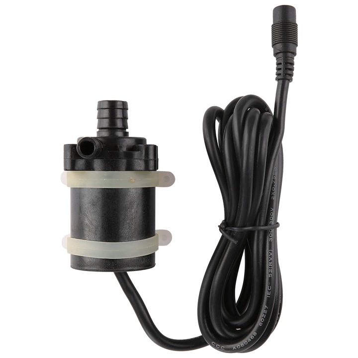 12V 7m 490L/H Ultra-csendes kerti szökőkút szoláris merülő vízszivattyú akváriumi pumpa