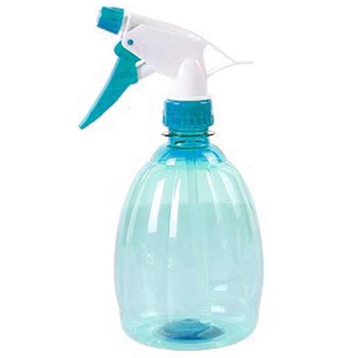 Kerti locsolóflakon, Jormftte, átlátszó, ABS, állítható fúvókával, kék