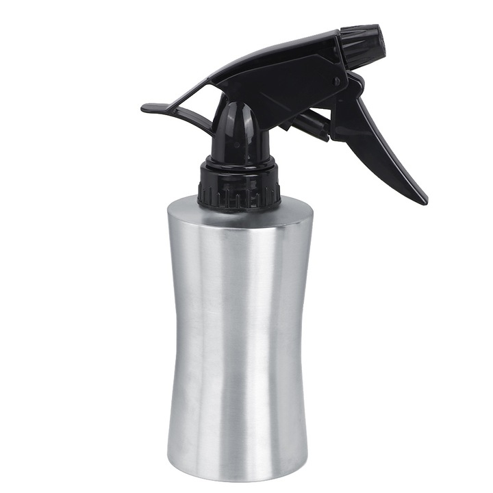 Пръскачка Bizaical, неръждаема стомана, капацитет 220 мл, височина 17 см, диаметър на основата 5,5 см