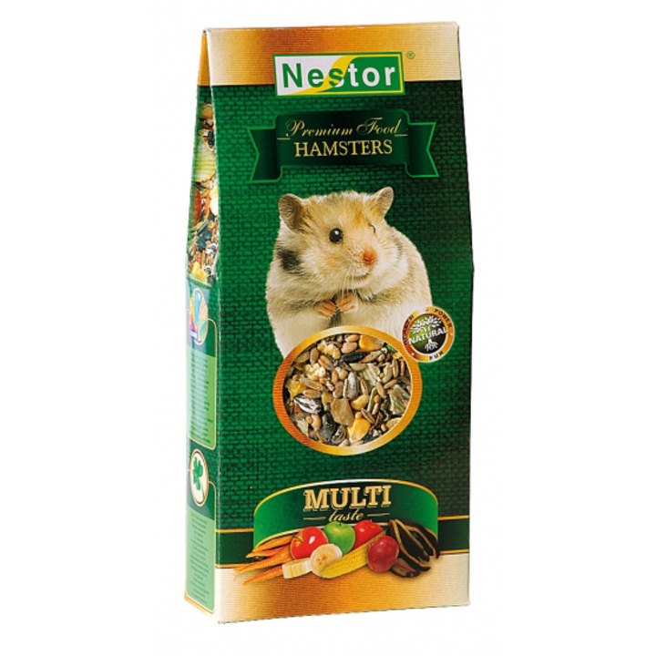 Hrana premium pentru hamsteri, Nestor, 245 g