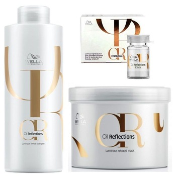 Wella Oil Reflection - Sampon, Masca si Elixir Wella Oil Reflection - Sampon, Masca si Elixir