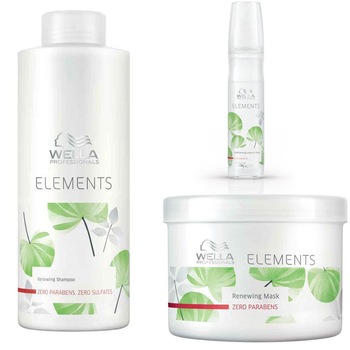 Wella Elements Renewing - Sampon, Masca si Spray Leave - In Wella Elements Renewing - Sampon, Masca si Spray Leave - In