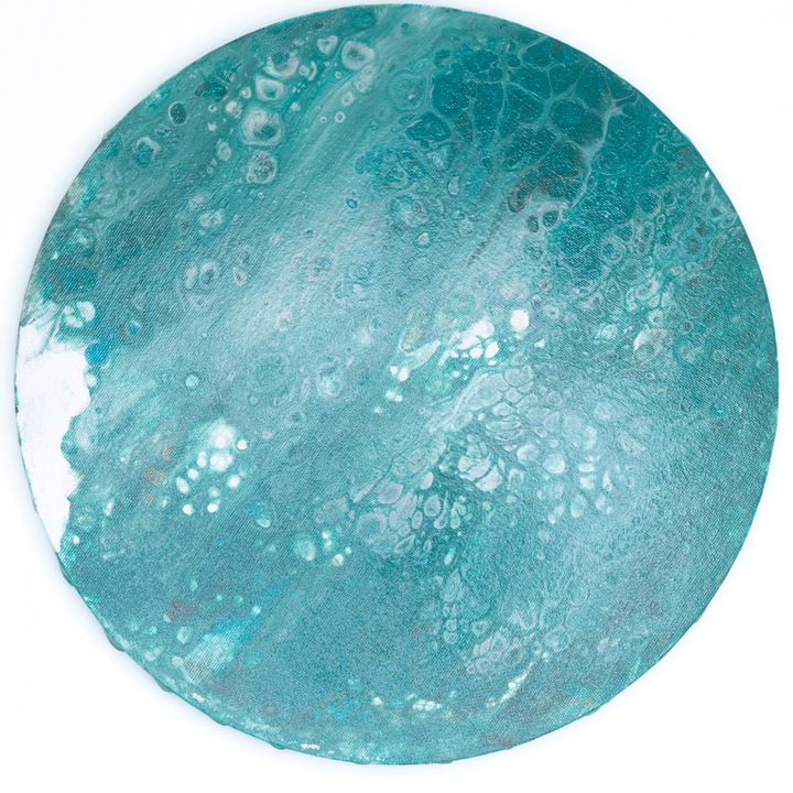 Tablou Unicat - Noroc Bun - Good Luck - Tablou Original, Lucrat cu Mixed Media Art & Glassy technique