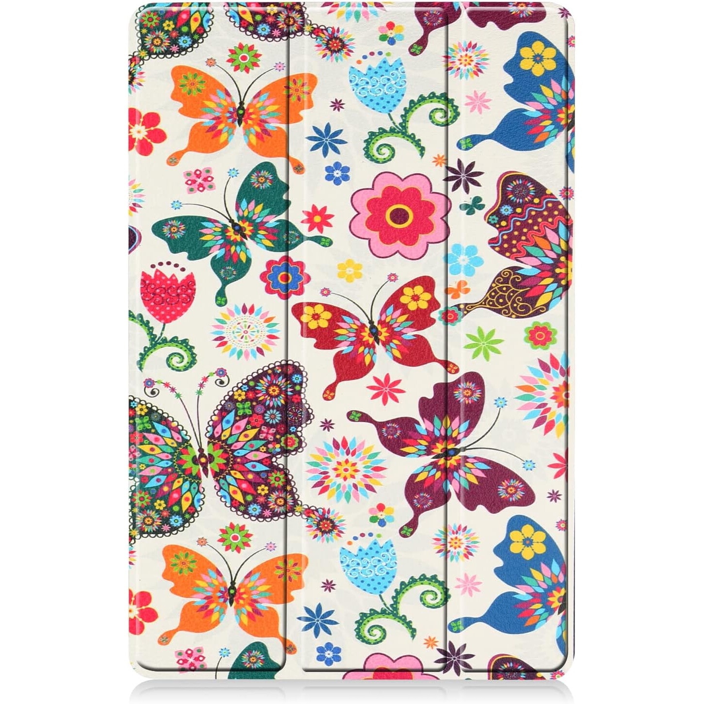 Husa pentru Samsung Galaxy Tab S10+/S9+/S9Fe+, 12.4'', UltraSlim de tip stand, functie sleep/wake-up, Smart Cover, model Butterfly, Sigloo