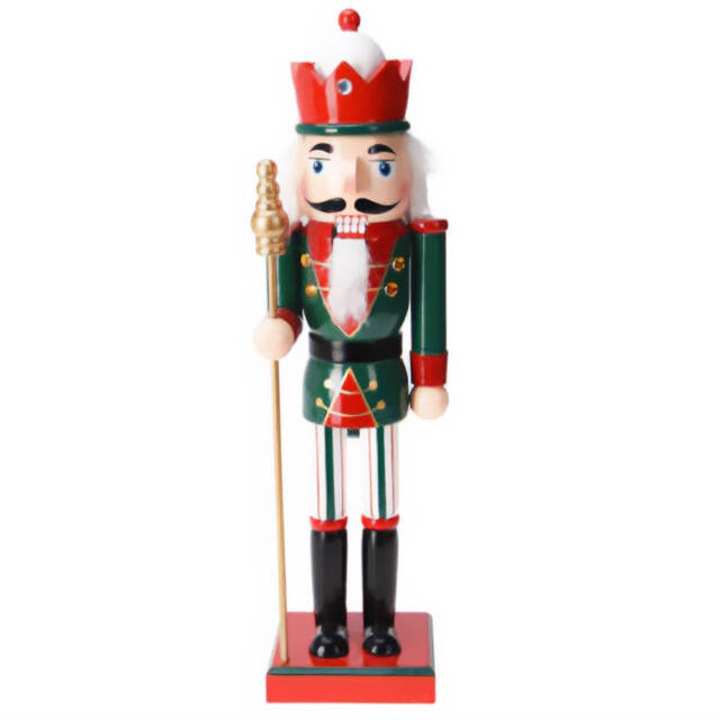 Bunicel de nuci, figura din lemn de pin, 38 cm - tipar 3