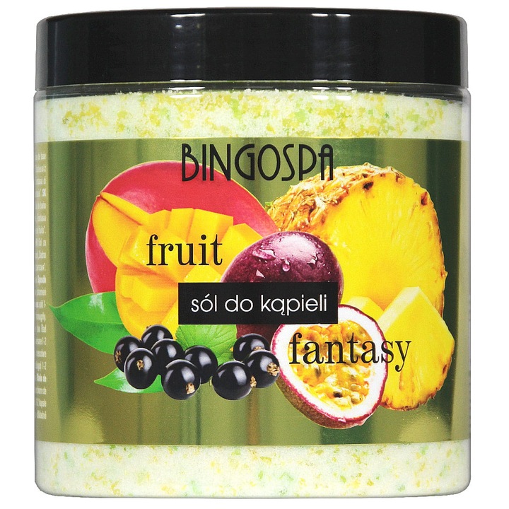 Sare de baie BingoSpa, Fantazie cu Fructe, relaxare, 900g