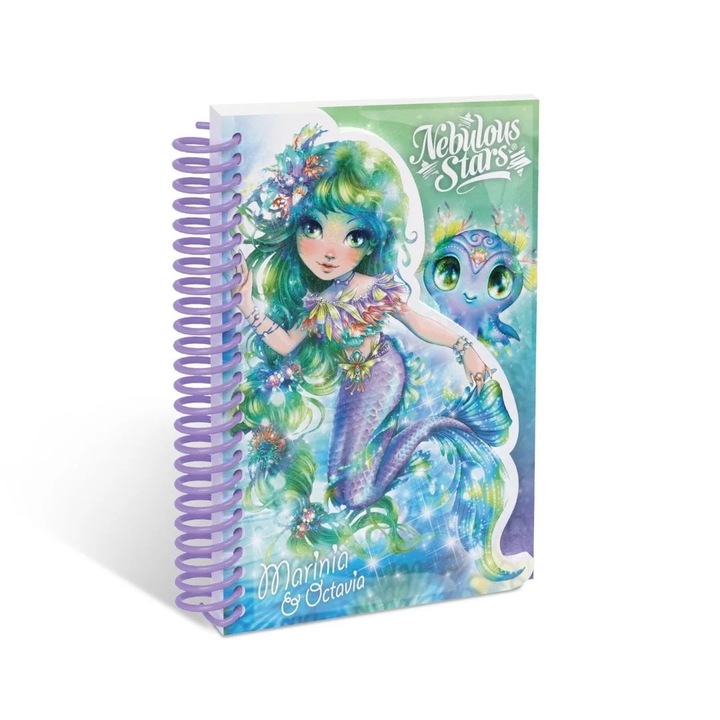 Mini bloc de notite, personaje Marinia si Octavia - Nebulous Stars