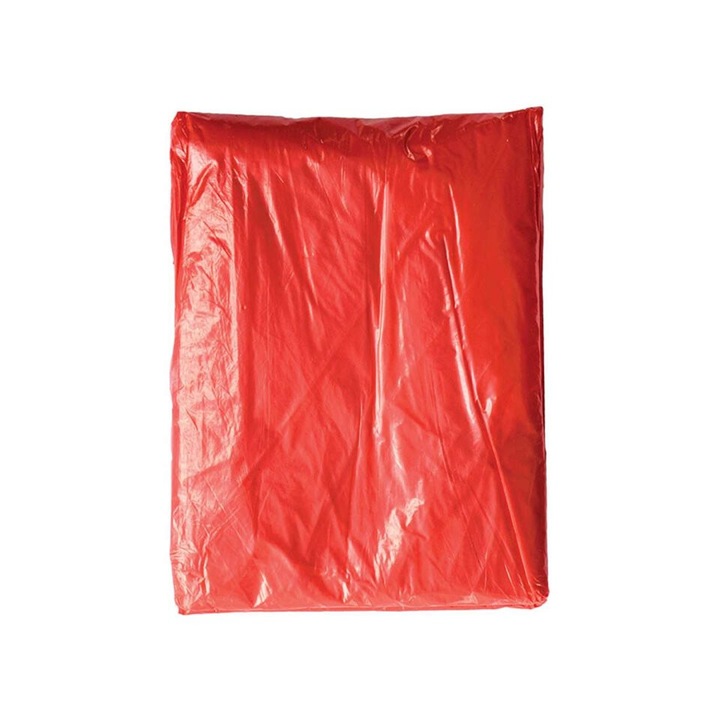 Дъждобран, за еднократна употреба Sumatra KXPONCHO, Червен, Универсален