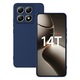 Husa silicon compatibila cu Xiaomi 14T 5G dark blue