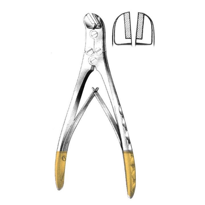 Drótvágó fogó, Ratujesz, 22 cm, puha és kemény drótokhoz, TC Gold