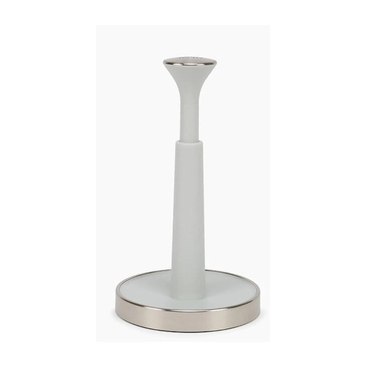 Suport servetele Push&Tear, Joseph Joseph, plastic/inox, 28x16cm, gri deschis/argintiu