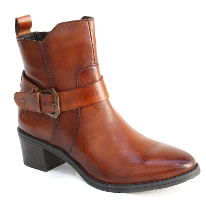 Bagatt női barna bőr bokacsizma D11-76833-4000-6300 07461 Méret 39