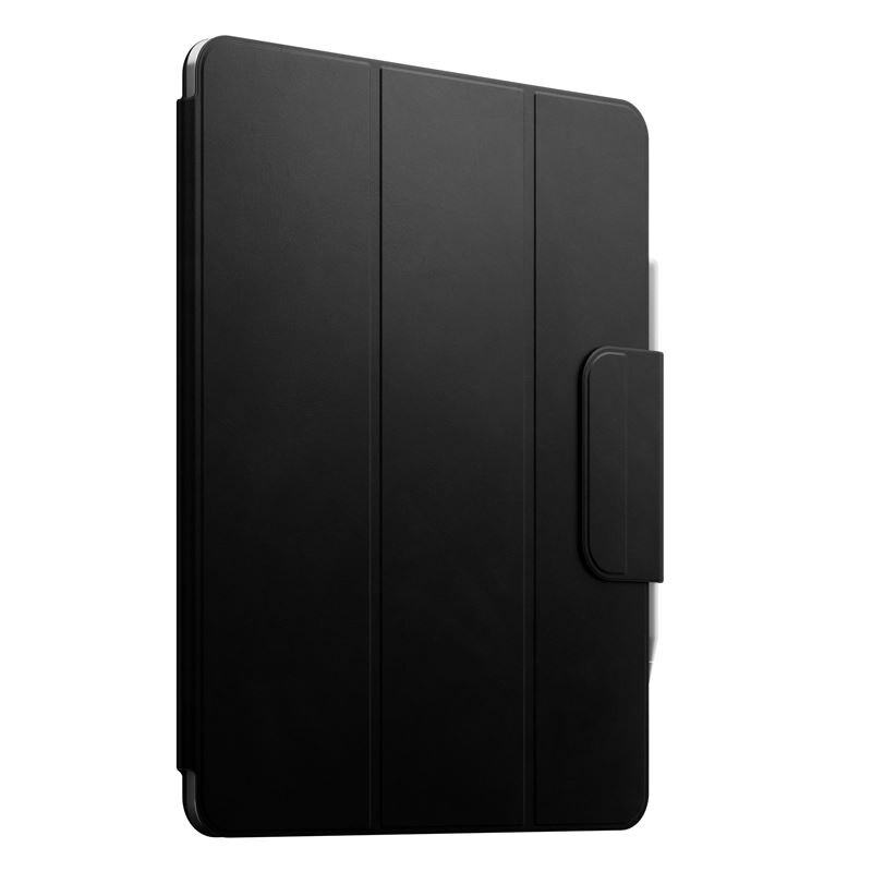 Husa piele naturala NOMAD Leather Folio Plus compatibila cu iPad Pro 12.9 inch 2018/2020/2021/2022 si iPad Air 13 inch 2024 Black