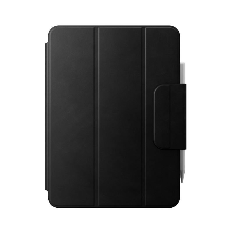 Husa piele naturala NOMAD Leather Folio Plus compatibila cu iPad Pro 11 inch 2018/2020/2021/2022 si iPad Air 4 2020 / 5 2022 / 6 2024 Black