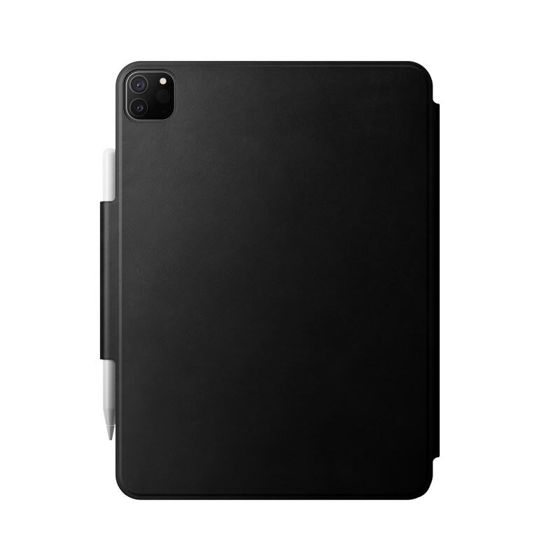 Husa piele naturala NOMAD Leather Folio Plus compatibila cu iPad Pro 11 inch 2018/2020/2021/2022 si iPad Air 4 2020 / 5 2022 / 6 2024 Black