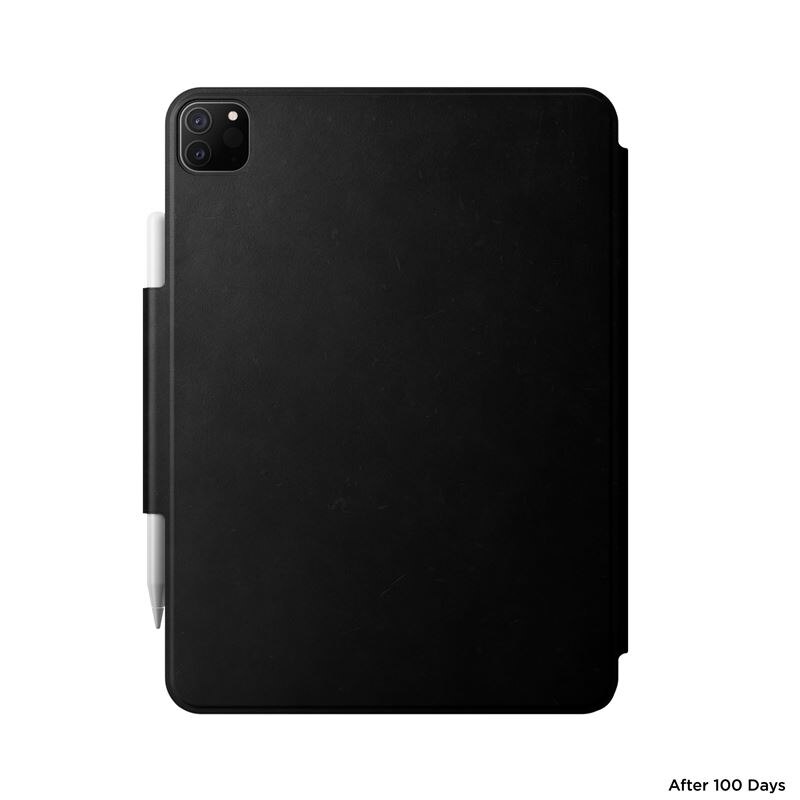 Husa piele naturala NOMAD Leather Folio Plus compatibila cu iPad Pro 11 inch 2018/2020/2021/2022 si iPad Air 4 2020 / 5 2022 / 6 2024 Black