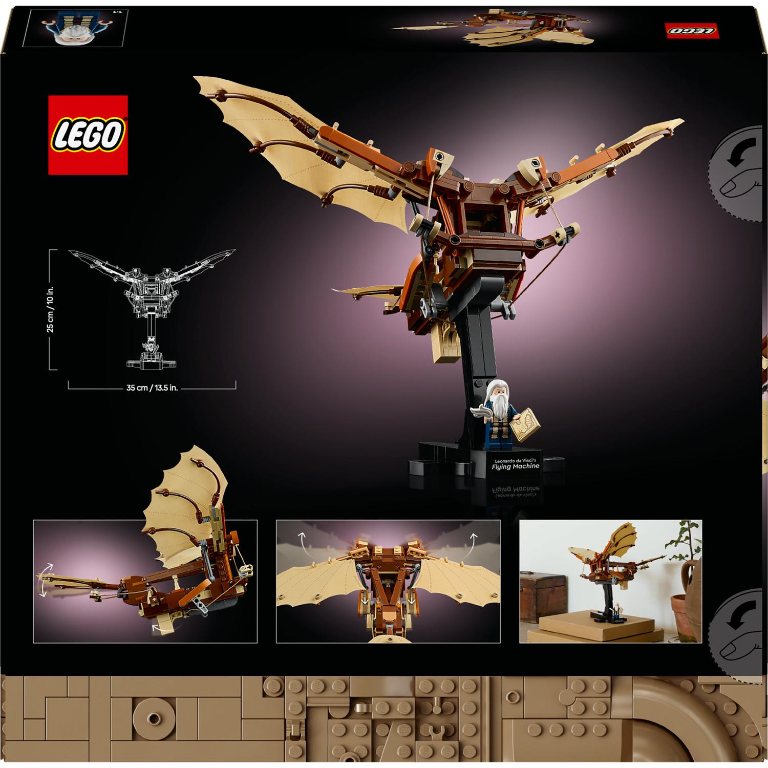 LEGO® Icons - Masina zburatoare a lui Leonardo da Vinci 10363, 493