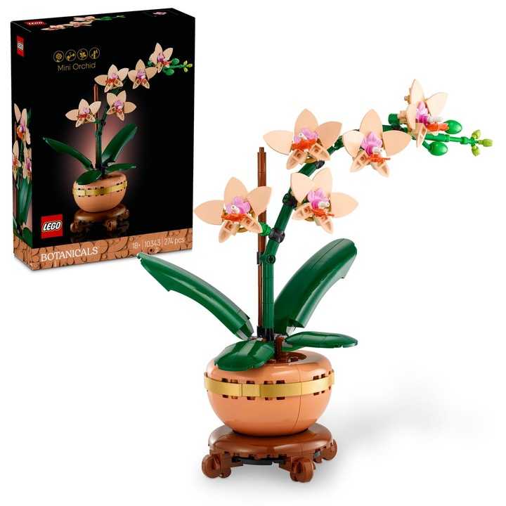 LEGO® Botanicals - Мини орхидеи 10343, 274 части
