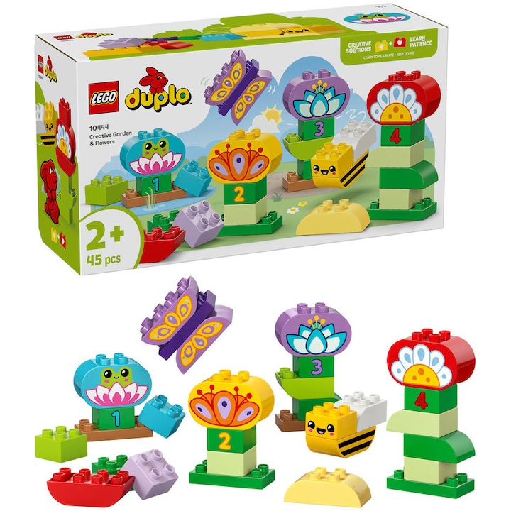 LEGO® DUPLO - Creative Garden and Flowers 10444, 45 части